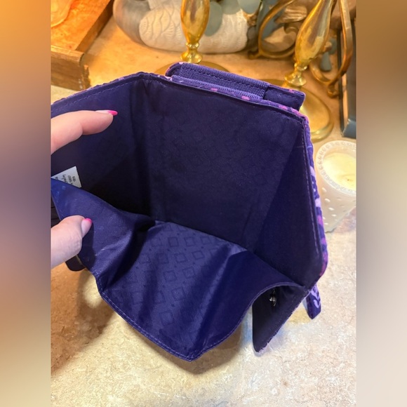 Vera Bradley RGID Protection Purple Clutch Wristlet. - Picture 9 of 15